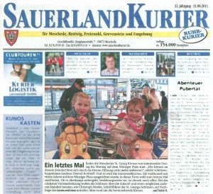 Sauerlandkurier vom 31.08.2011